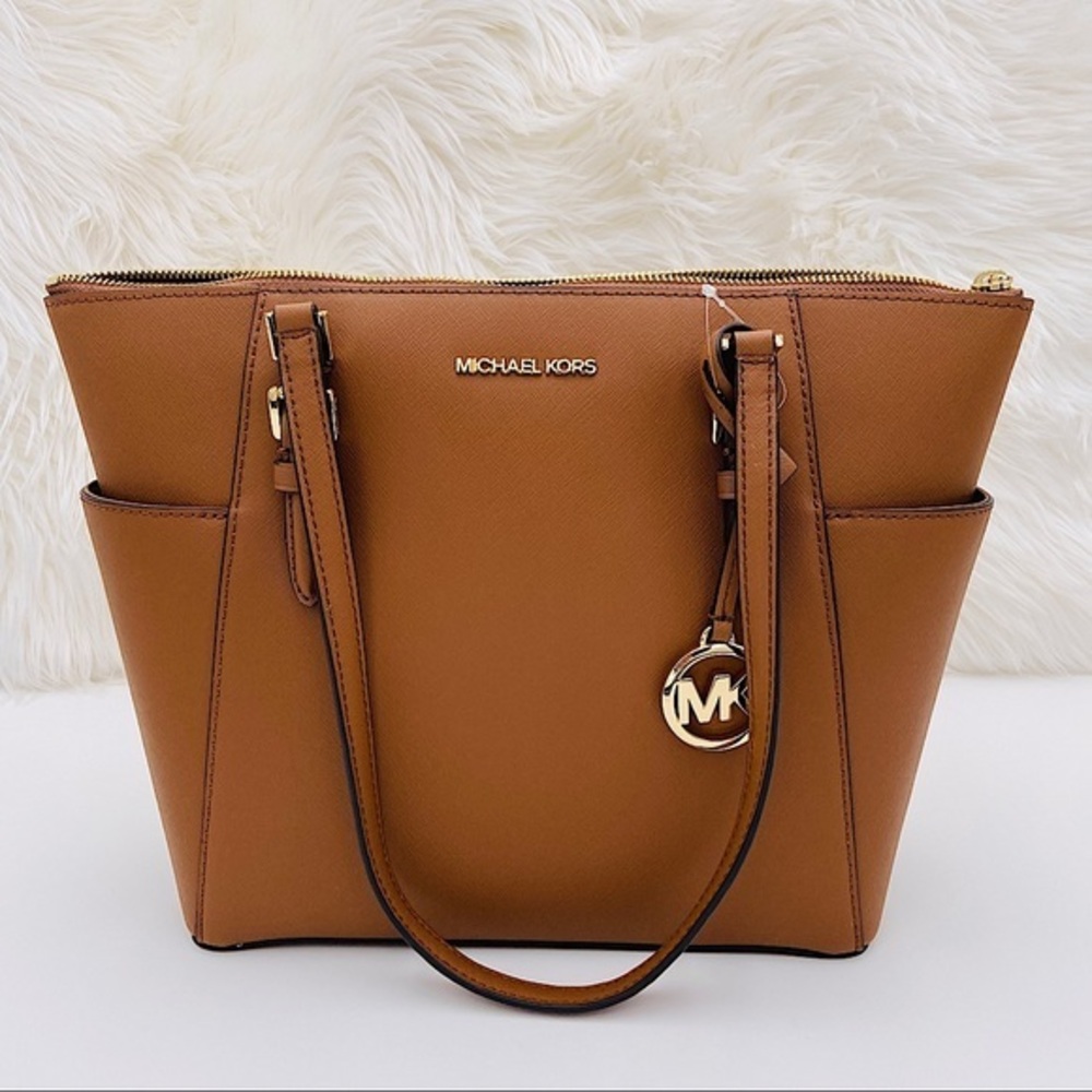 Michael Kors Charlotte Tote Shoulder Bag Luggage